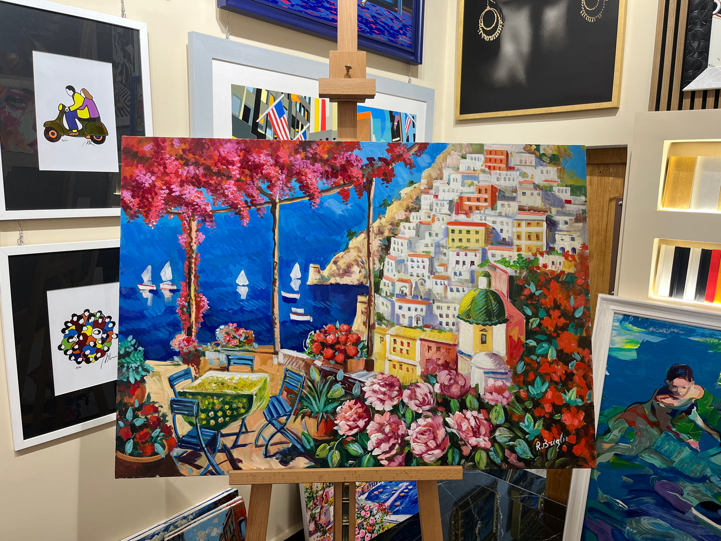 Terrazza a Positano - R. Breglia
